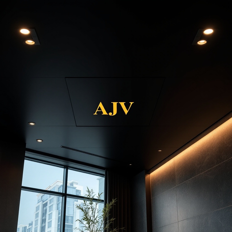 برند AJV سقف؛ پیشگام نوآوری در تولید و عرضه تایل مشکی سقف کاذب